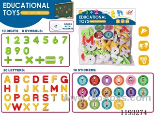 Magnetic Alphabet Stickers for Family Members