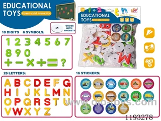 Car Magnetic Alphabet Stickers