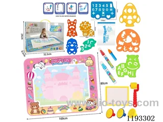 Cartoon Water Canvas