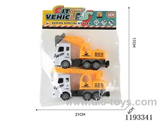 inertia construction vehicle 2pcs