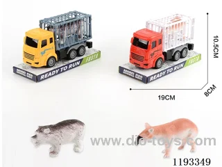 Inertia lorry + animal