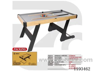 Folding Pool Table