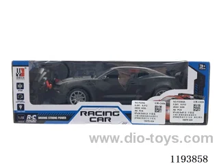 1:18 4ch 27MHZ rc car with light included battery