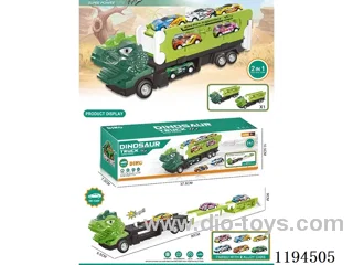 Dinosaur Folding Cargo Cart (2 color mix with 2 tin carts)