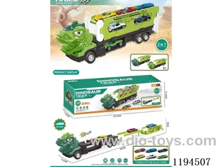 Dinosaur Folding Cargo Cart (2 color mix with 2 alloy carts)