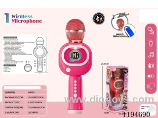 Bluetooth Lights Music Microphone & Sound All-in-One Microphone