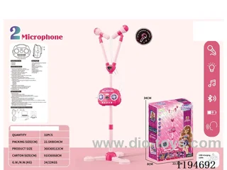 Bluetooth Lights Music Stiletto Dual Microphone Sound Set