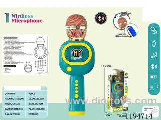 Bluetooth Lights Music Microphone & Sound All-in-One Microphone