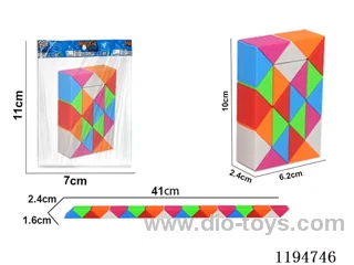 24 sections colorful rope ruler
