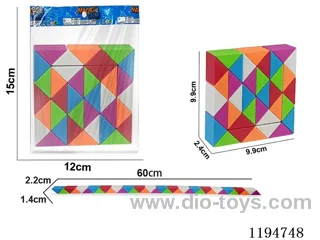 36 sections of colorful rope pulling magic ruler