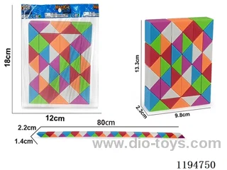 48 segments of colorful drawstring magic ruler