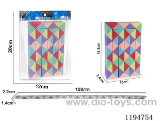 60 sections of macaroon pull rope magic ruler