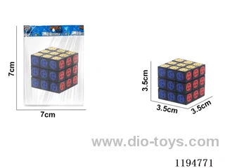 3.5CM Smiley Face Heat Transfer 3rd Order Rubik's Cube