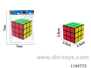 3.5CM Stickers 3rd Order Rubik's Cube