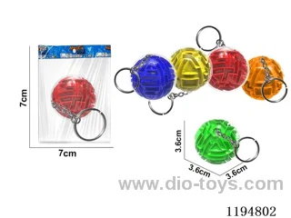 3.6CM Ball Maze with keychain
