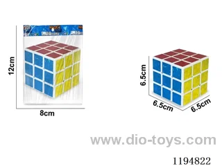 6.5CM Laser Three Order Rubik's Cube