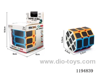 Solid Octagonal Carbon Fiber Cylinder Cube