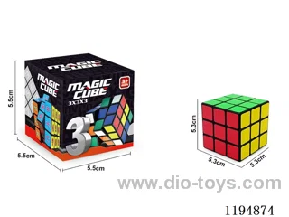 5.3CM Color Block Third Order Rubik's Cube