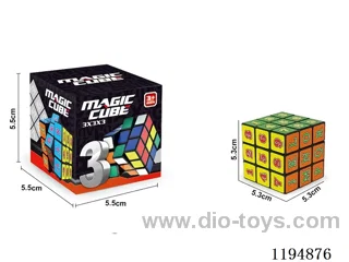 5.3CM Numbers 3rd Order Rubik's Cube