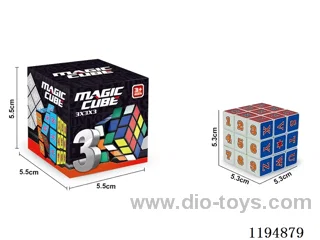 5.3CM Numbers 3rd Order Rubik's Cube