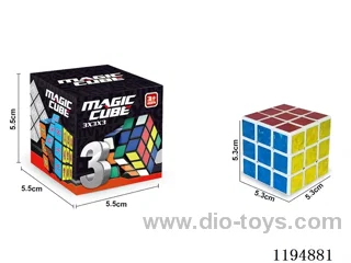 5.4CM Laser Three Order Rubik's Cube