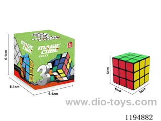 6CM Color Block Third Order Rubik's Cube