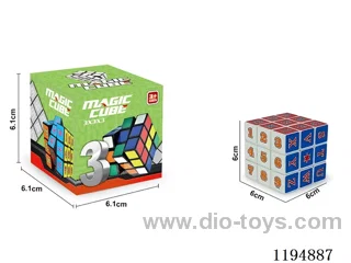 6CM Three Steps Magic Cube with Numbers