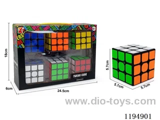 5.7CM PVC Large Rounded Corner Third Order Rubik's Cube