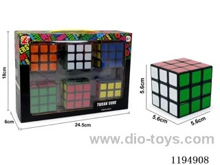 5.6CM rounded corner heat transfer printing 3 steps Rubik's Cube