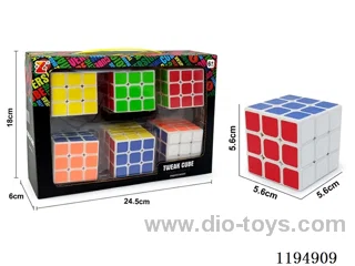 5.6CM round corner PE three steps Rubik's Cube