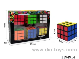 5.6CM Right Angle PE Third Order Rubik's Cube