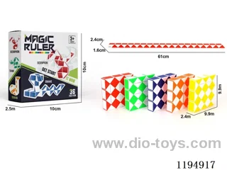 36 Solid Color Ruler Cubes