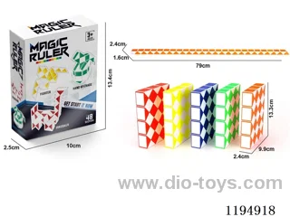 48 Solid Color Ruler Cubes