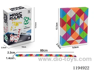 48 Colorful Ruler Cubes