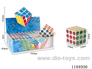 3.5CM Smiley Face Heat Transfer Rubik's Cube