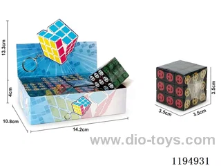 3.5CM Smiley Face Heat Transfer Rubik's Cube
