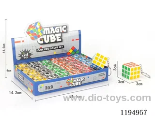 3CM Keychain Third Order Rubik's Cube