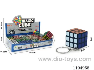 3CM Keychain Third Order Rubik's Cube