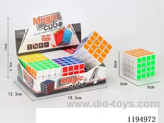 6.0CM White Sticker 4-Step Rubik's Cube