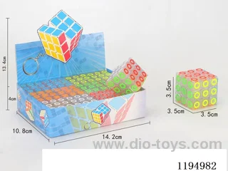 3.5CM Transparent Circle Rubik's Cube