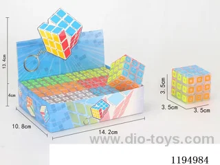 3.5CM Transparent Square Rubik's Cube