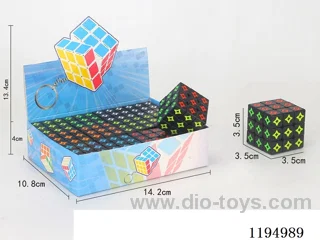 3.5CM Black Star Rubik's Cube