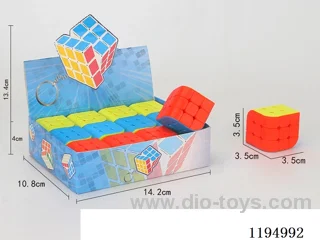 3.5CM Solid Color Trihedron Cube