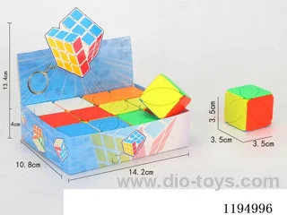 3.5CM Solid color Maple Leaf Cube