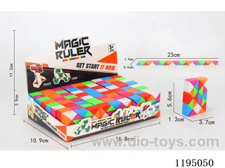 24 Sections Colorful Ruler Square