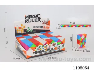 24 Colorful Ruler Cubes