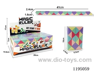 24 Sections Macaroon Ruler Cube