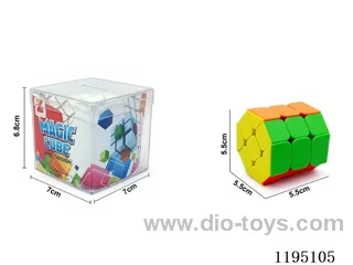 Solid Octagonal Cylindrical Third Order Rubik's Cube