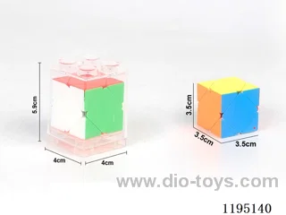 3.5CM solid color Tilt & Turn Rubik's Cube