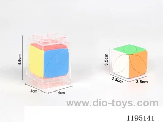3.5CM solid color Maple Leaf Cube